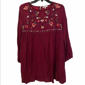 Floral Embroidered Dress